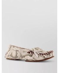 Paris Texas - Leather Croc-Effect Loafers - Lyst