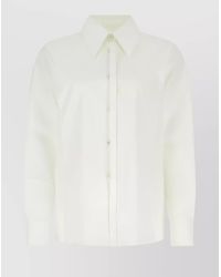 Jil Sander - Oversized Cotton Poplin Shirt - Lyst