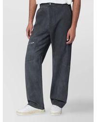 Represent - Washed-Effect Cotton Trousers - Lyst