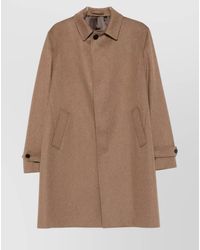 Lardini - Virgin Wool Single-Breasted Coat - Lyst