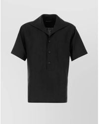 Dolce & Gabbana - Linen Shirt With Short Sleeves And Chest Pocket - Lyst