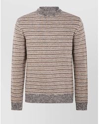 Zanone - Textured Wool Sweater - Lyst