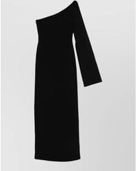 Solace London - Alina One Shoulder Maxi Midi Dress - Lyst