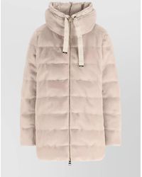Herno - Hooded Long Length Quilted Down Jacket - Lyst