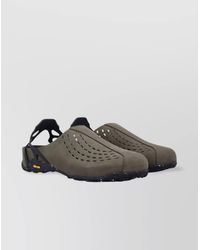 Roa - Perforated Backless Sandals Rubber Sole - Lyst