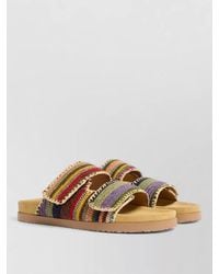 DSquared² - Silk Nylon Sandals Open Toe Flat Sole - Lyst
