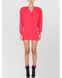 Philosophy - Cashmere V-Neck Mini Dress - Lyst