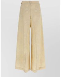 Pinko - Ivy Wide Leg Pants Belt Loops - Lyst
