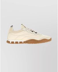 Miu Miu - Suede And Re-Nylon Sneaker Design - Lyst