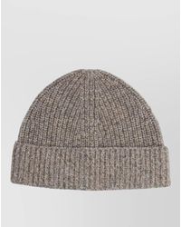 Aspesi - Ribbed Wool Beanie - Lyst