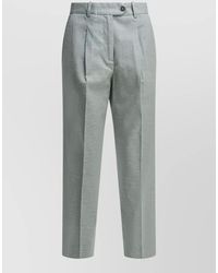 Circolo 1901 - Tailored Trousers Belt Loops And Pockets - Lyst
