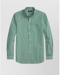 Polo Ralph Lauren - Shirt Striped Pattern Collar Button-Down - Lyst