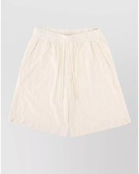 Drole de Monsieur - Cotton Tailored Shorts - Lyst