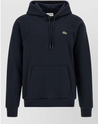 Lacoste - Hooded Sweatshirt Logo Detail Front Pocket - Lyst