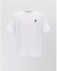 JW Anderson - Organic Cotton Logo Embroidery T-Shirt - Lyst