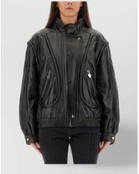 Isabel Marant - High Collar Jacket Featuring Buckle Detail - Lyst