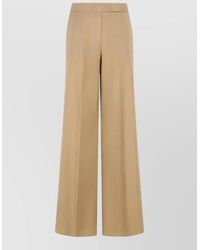 Max Mara - Bronte Virgin Wool Blend Wide Leg Pants - Lyst