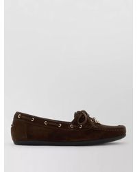 Ferragamo - Suede Leather Loafers - Lyst