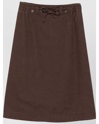 Golden Goose - Cotton A-Line Skirt - Lyst