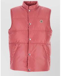 Moncler - Quilted Down Sleeveless Puffer Jacket - Lyst
