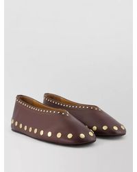 Ganni - Jenny Ballerina Shoes Synthetic Flat Sole - Lyst