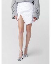 Vivienne Westwood - Asymmetric Hem High Waist Mini Skirt - Lyst