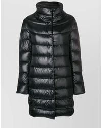 Herno - Midi Quilted Down Jacket With High Neck - Lyst