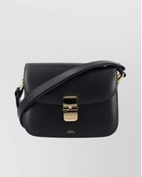 A.P.C. - Small Grace Leather Cross-Body Bag - Lyst
