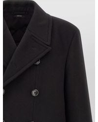 Tom Ford - Cashmere Virgin Wool Double-Breasted Officer Coat - Lyst