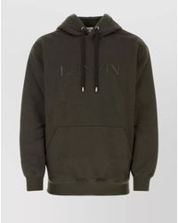 Lanvin - Cotton Oversized Hoodie - Lyst