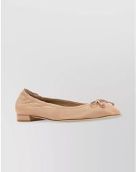 Stuart Weitzman - Leather Ballerina Shoes - Lyst