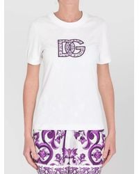 Dolce & Gabbana - T-Shirt With Logo - Lyst