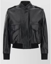 Tom Ford - Lambskin Aviator Leather Jacket - Lyst