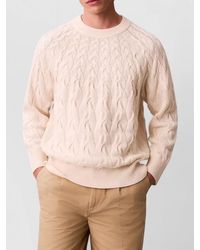 Calvin Klein - Cable-Knit Sweater - Lyst