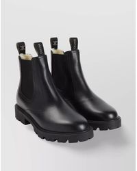 Celine - Shearling Chelsea Boots 35 - Lyst