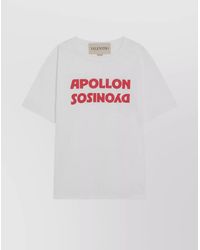 Valentino - Cotton Graphic Print Short-Sleeve T-Shirt - Lyst