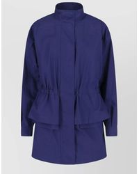 Fendi - Cotton Midi Parka Jacket - Lyst