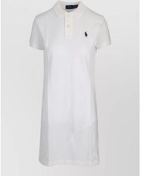 Ralph Lauren - Polo Collar Short Sleeve Casual Dress - Lyst