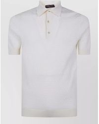 Filippo De Laurentis - Short-Sleeve Polo Shirt - Lyst