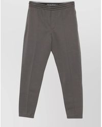 Emporio Armani - Relaxed Fit Trousers Cuffed Hems - Lyst