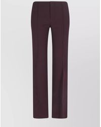 Chloé - Virgin Wool Straight-Leg Tailored Trousers - Lyst