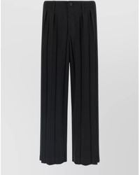 Homme Plissé Issey Miyake - Edge Ensemble Wide Leg Pleated Trousers - Lyst
