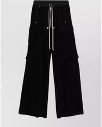 Rick Owens - Cargo Trousers With Drawstring And Pockets - Lyst