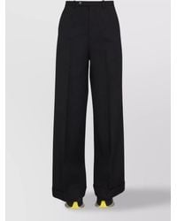 Gucci - Wool High-Rise Wide-Leg Tailored Trousers - Lyst
