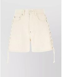 Stella McCartney - Denim Knee-Length Shorts - Lyst