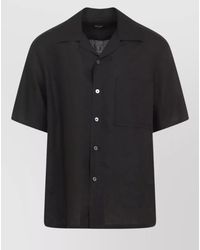 ZEGNA - Linen Regular-Fit Cuban-Collar Shirt - Lyst