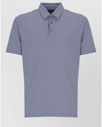 Zanone - Polo Shirt Short Sleeves Ribbed Collar Straight Fit - Lyst