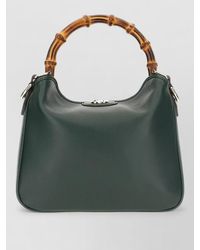 Gucci - Diana Leather Small Shoulder Bag Bamboo Handle - Lyst