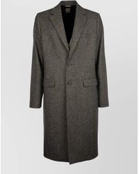 Dior - Long Jacket Notch Lapel Back Vent Pockets - Lyst