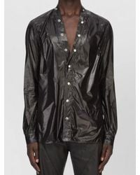Rick Owens - Larry Press-Stud Shirt - Lyst
